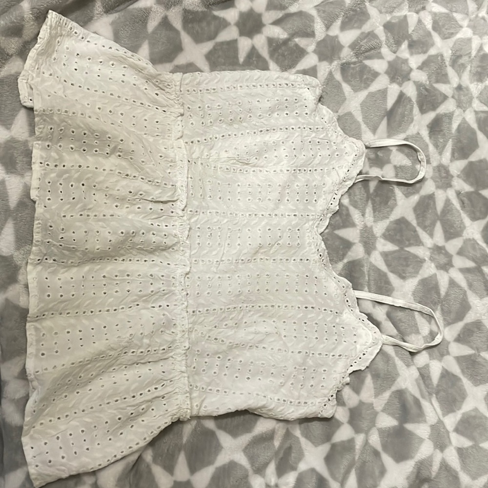 White tank blouse size S